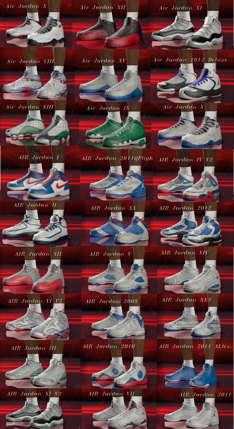 Air jordan best sale all series